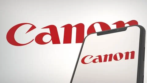 Canon Press Conference Editorial Patch Stock Photos