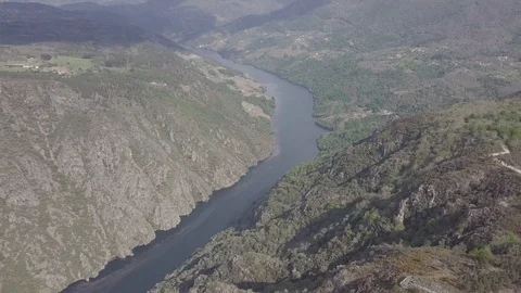 CANON SIL MOUNTAIN RIVER Stock Footage 90132759
