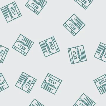Canonical url seo line vector seamless pattern Stock Illustration
