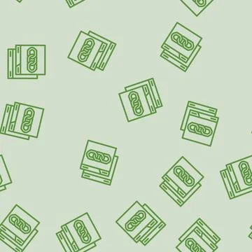 Canonicalization seo line vector seamless pattern 스톡 일러스트