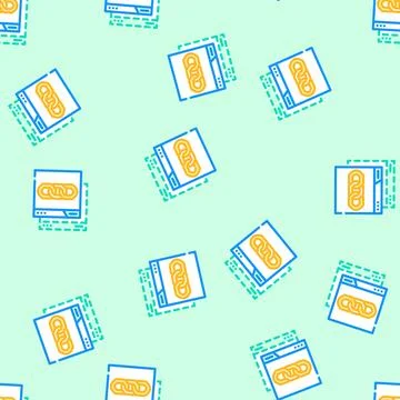 Canonicalization seo vector seamless pattern Stockillustratie