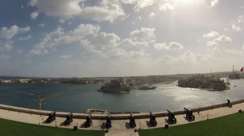 Canons malta valetta Stock Footage 43324245