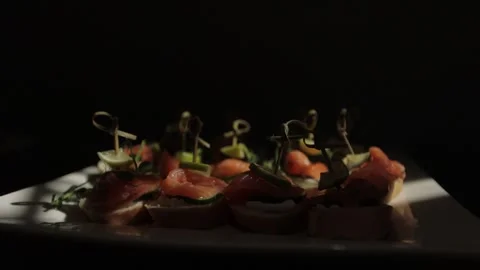 Canope snacks in the sun Stock Footage 300028189