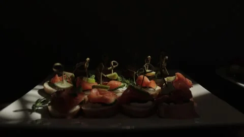 Canope snacks in the sun Stock Footage 300028197