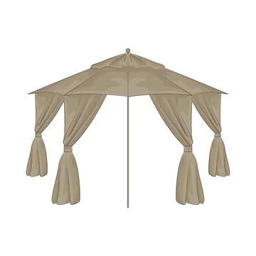 Canopy Illustration Stock Illustration