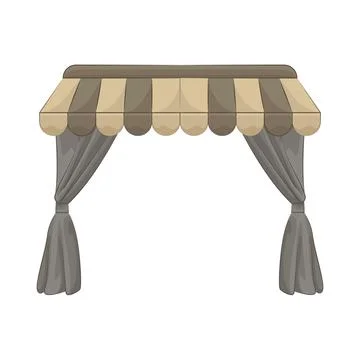 Canopy Illustration Stock Illustration