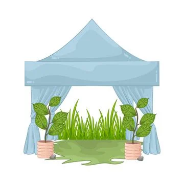 Canopy Illustration Stock Illustration
