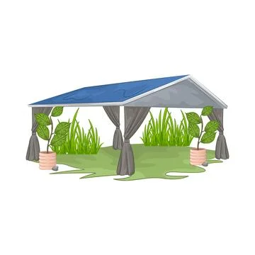 Canopy Illustration Stock Illustration