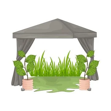 Canopy Illustration Stock Illustration