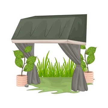 Canopy Illustration Stock Illustration