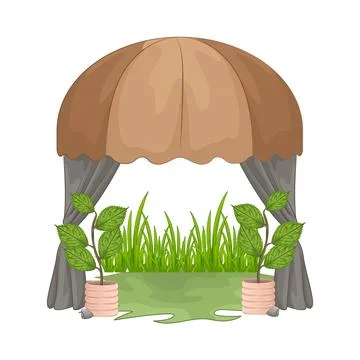 Canopy Illustration Stock Illustration