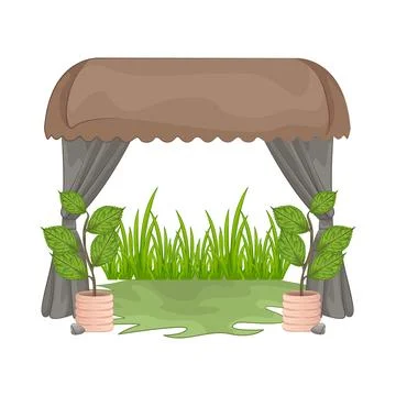 Canopy Illustration Stock Illustration