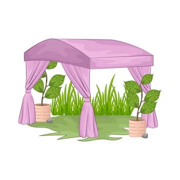 Canopy Illustration Stock Illustration