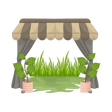 Canopy Illustration Stock Illustration