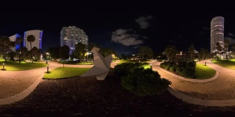 Canopy Park Miami Beach. 8k 360 VR footage 2025 Stock Footage 319453392