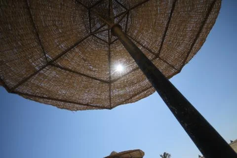 Canopy sun Foto stock