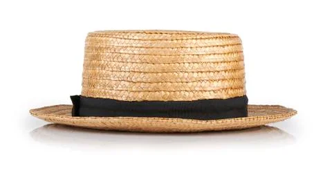 Canotier straw Stock Photos