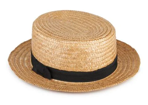 Canotier straw Stock Photos