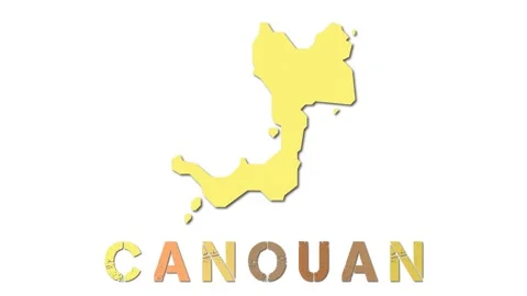 Canouan map with paper regions. Animated… | Stock Video | Pond5