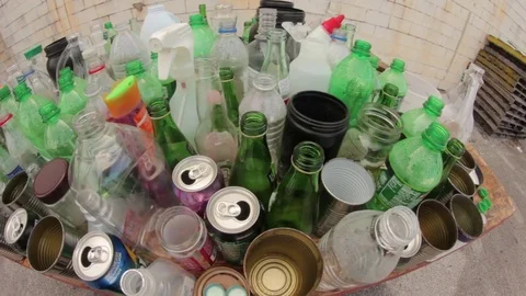 Cans And Bottles  Video stock 70922136