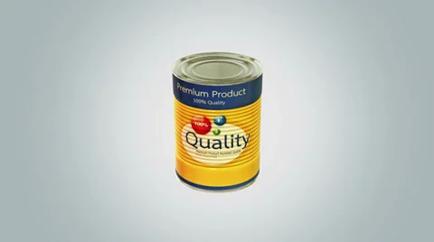 Cans animation pack 3 in 1 with background screen 9 sec for loop Stock Footage 36274675