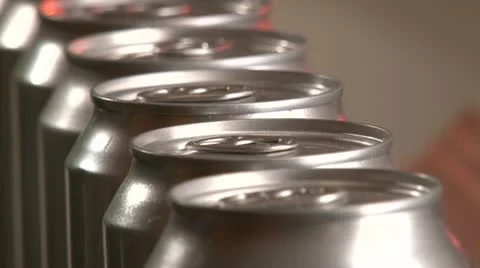 Cans Factory, close Vídeo Stock 21931539