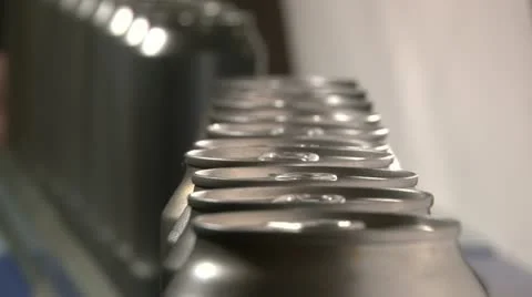 Cans Factory Video stock 21932707