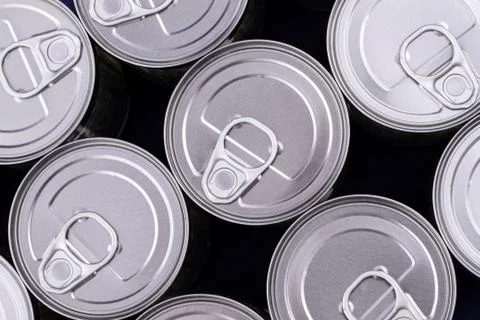 Cans. Stock Photos