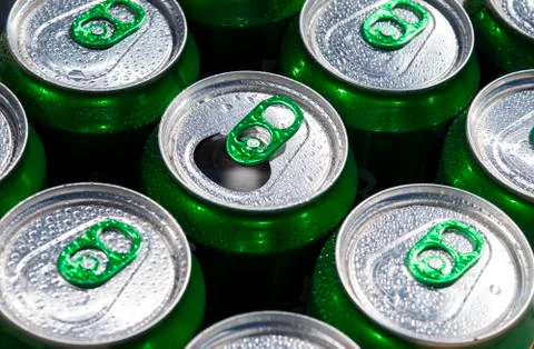 Cans. Stock Photos