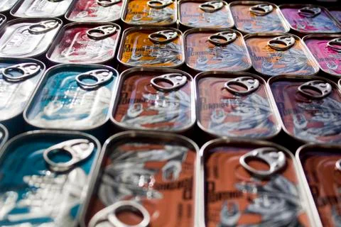 Cans of Tuna Stock Photos