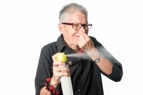 Can't stand the smell Stock Photos