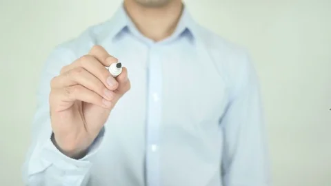 Can't Stop Won't Stop, Writing On Transparent Screen Stock Footage 69714144