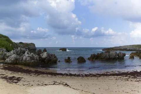 Cantabria Beach Stock-Fotos