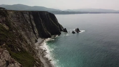 Cantabrian coast Stock Footage