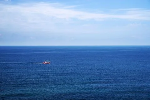 Cantabrian Coast in Santander Stock Photos
