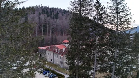 Cantacuzino Castle Stock Footage 264069952