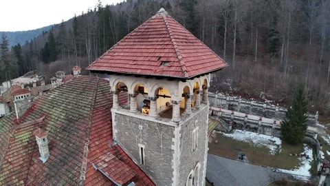 Cantacuzino castle Stock Footage 264299967