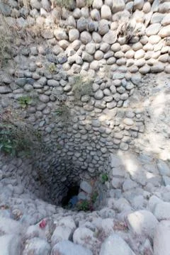 Cantalloc aqueduct, Peru Stock Photos