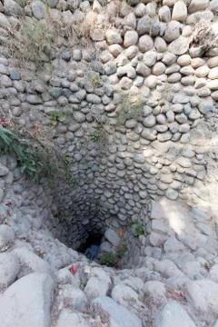 Cantalloc aqueduct, Peru Stock Photos