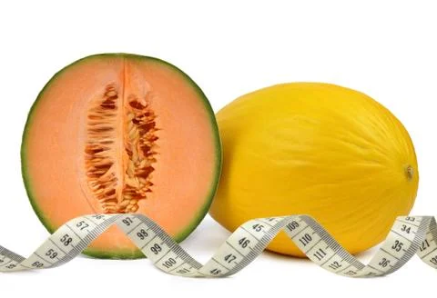 Cantaloupe melon Stock Photos