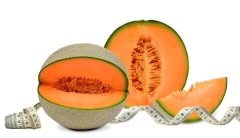 Cantaloupe melon Stock Photos