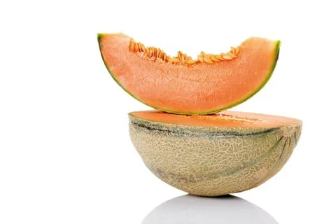 Cantaloupes, close-up Stock Photos
