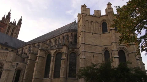 Canterbury Cathedral Video stock 43249880