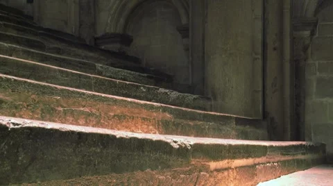 Canterbury Cathedral Time Lapse Steps Stock Footage 8295860