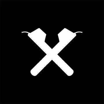 'Canting' Silhouette Stock Illustration