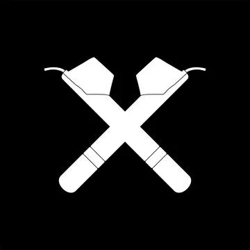 'Canting' Silhouette Stockillustratie