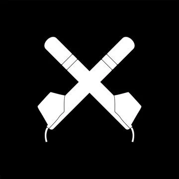 'Canting' Silhouette Stock Illustration