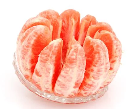 Cantles of grapefruit Stock Photos