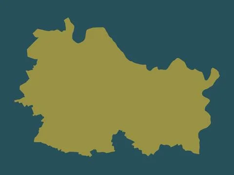 Canton Echternach, Luxembourg. Solid color shape Stock Illustration