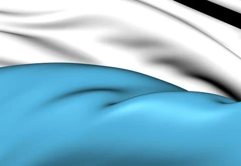 Canton of lucerne flag Stock Illustration